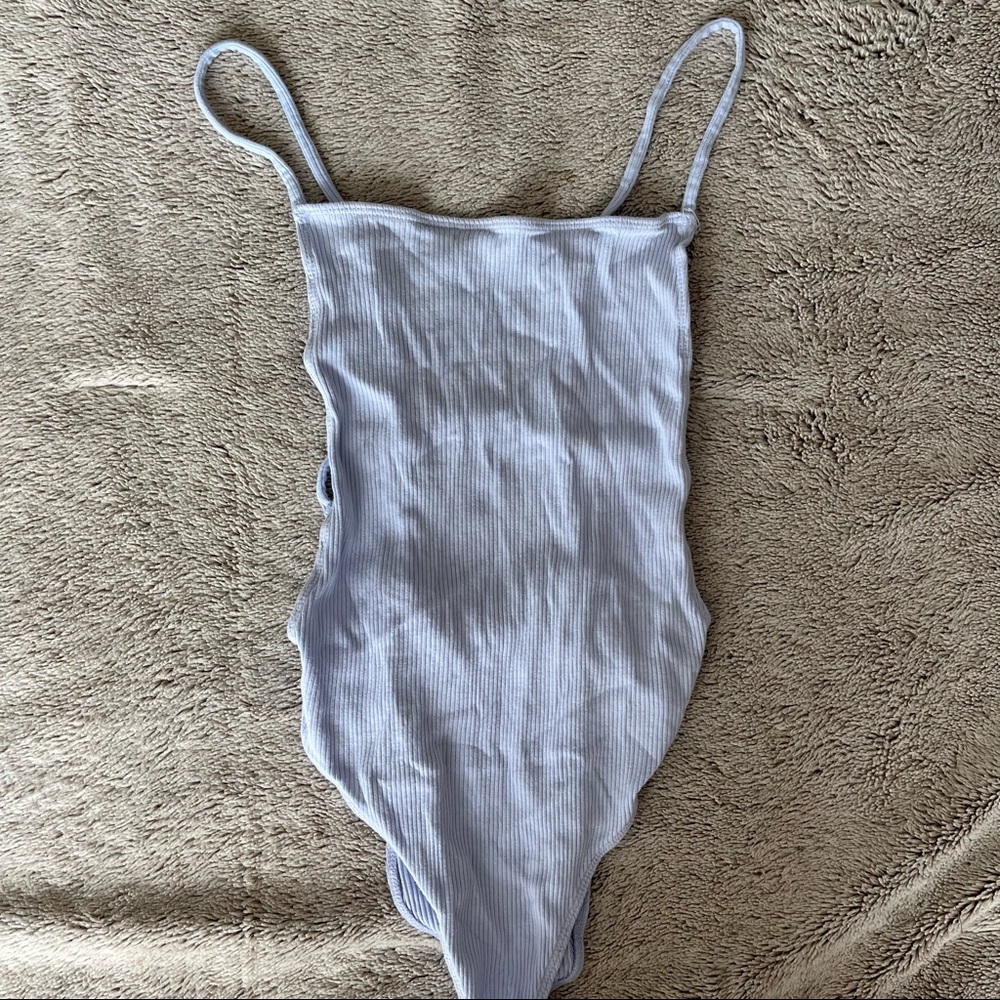 Urban Outfitters lilac purple body suit with open back